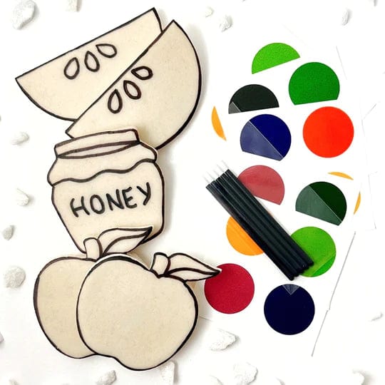 Paint-Your-Own Rosh Hashanah Marzipans