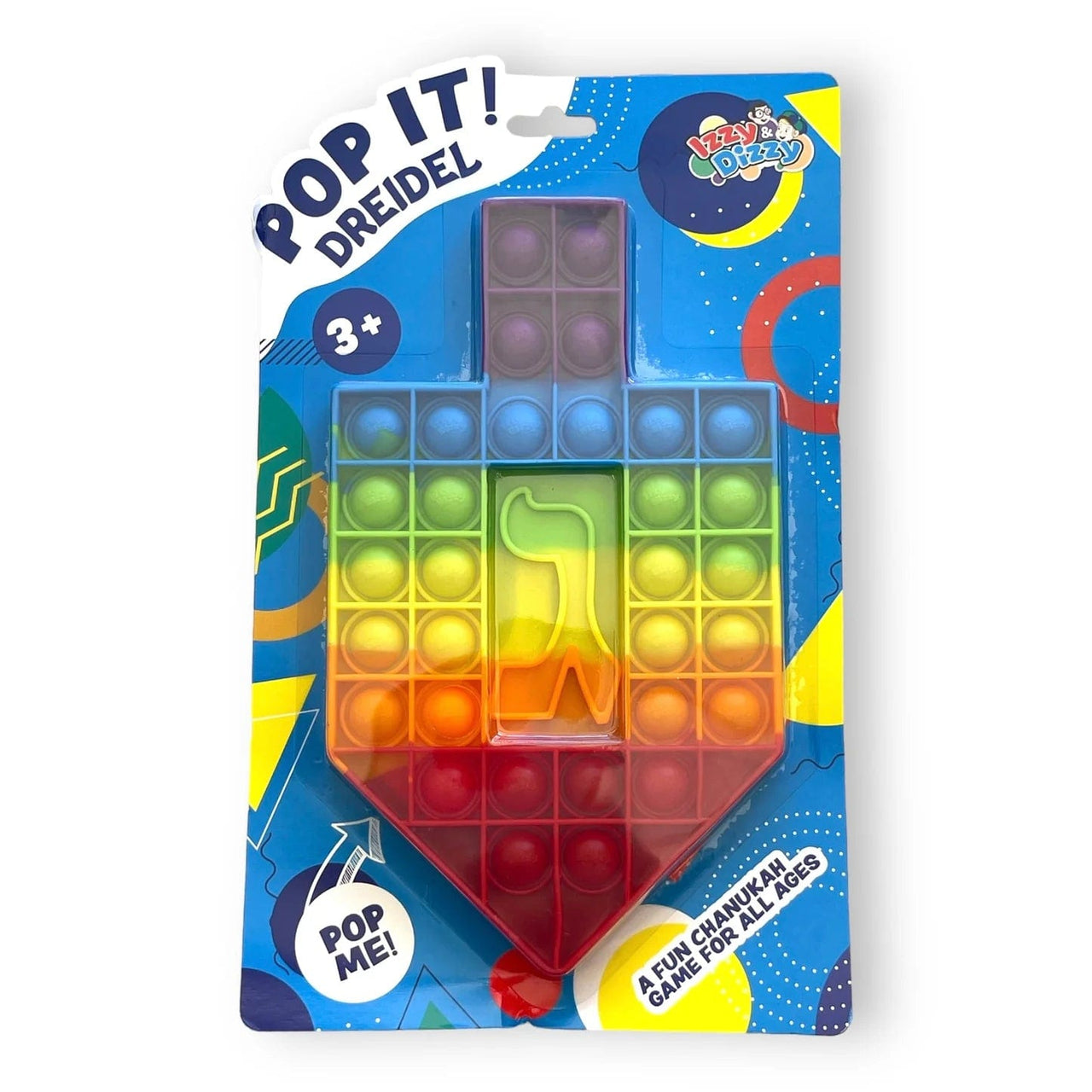 Broderies De France - Rainbow Hanukkah Dreidel Fidget Poppit - ModernTribe
