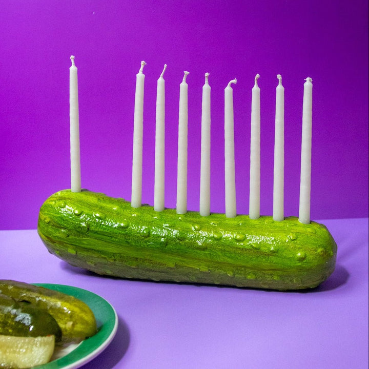 Amy Kritzer Becker - Handmade Pickle Menorah - ModernTribe
