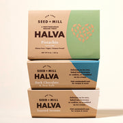 Seed + Mill - Seed + Mill Best Sellers Halva Trio - Pistachio, Sea Salt Dark Chocolate and Toasted Sesame - ModernTribe