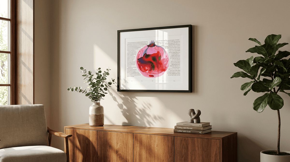 Tchotchke Judaica Ketubah Pomegranate Ketubah