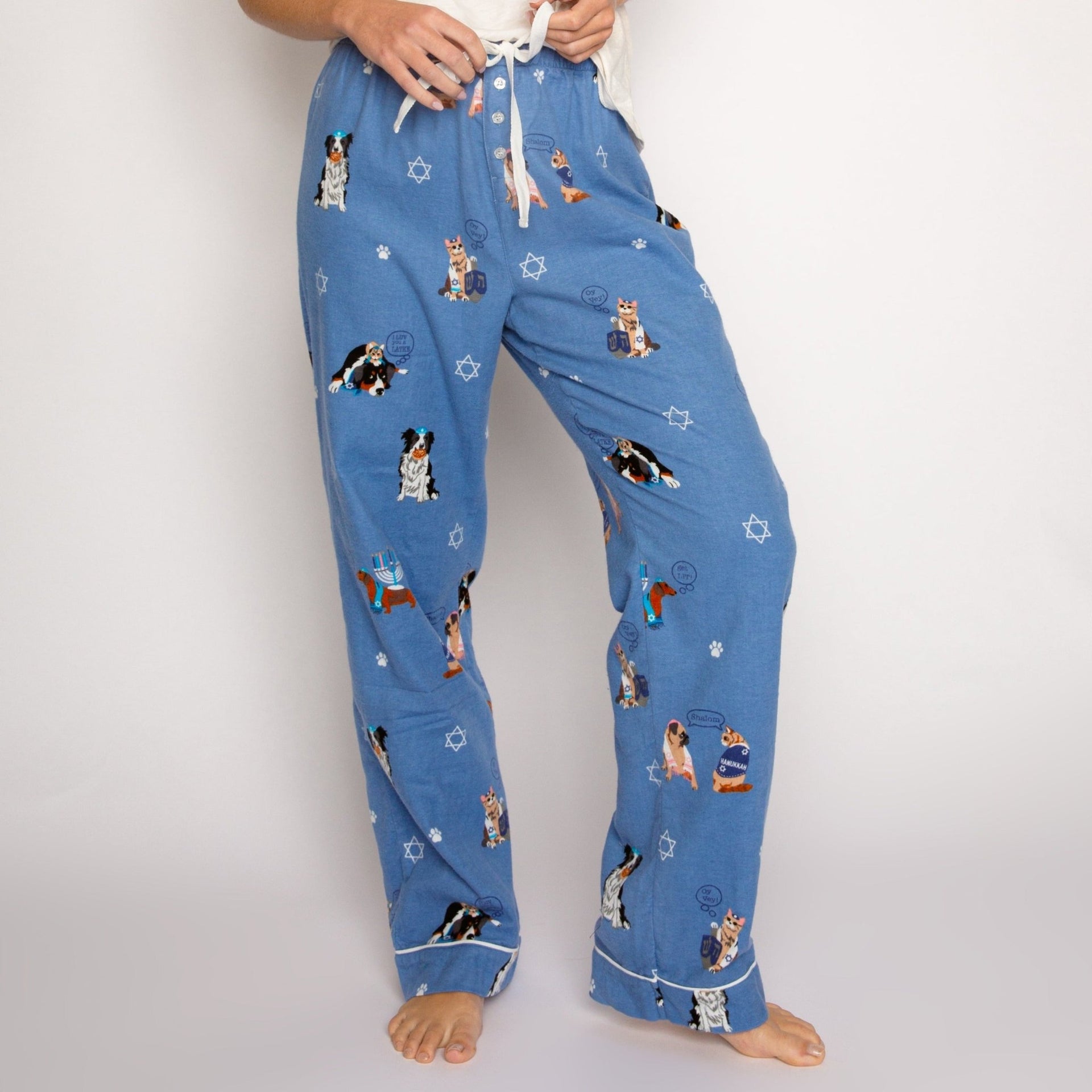 Love You A Latke Pajamas Pants by Salvage (Sizes XS XL)