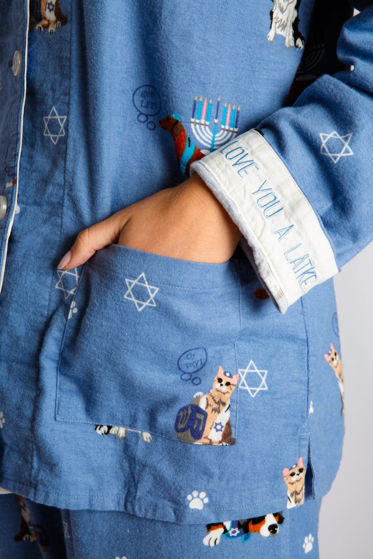 PJ Salvage - Love You a Latke Pajamas Set by P.J. Salvage - (Sizes XS - XL) - ModernTribe