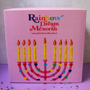Amy Kritzer Becker Menorahs Rainbow Dream Menorah
