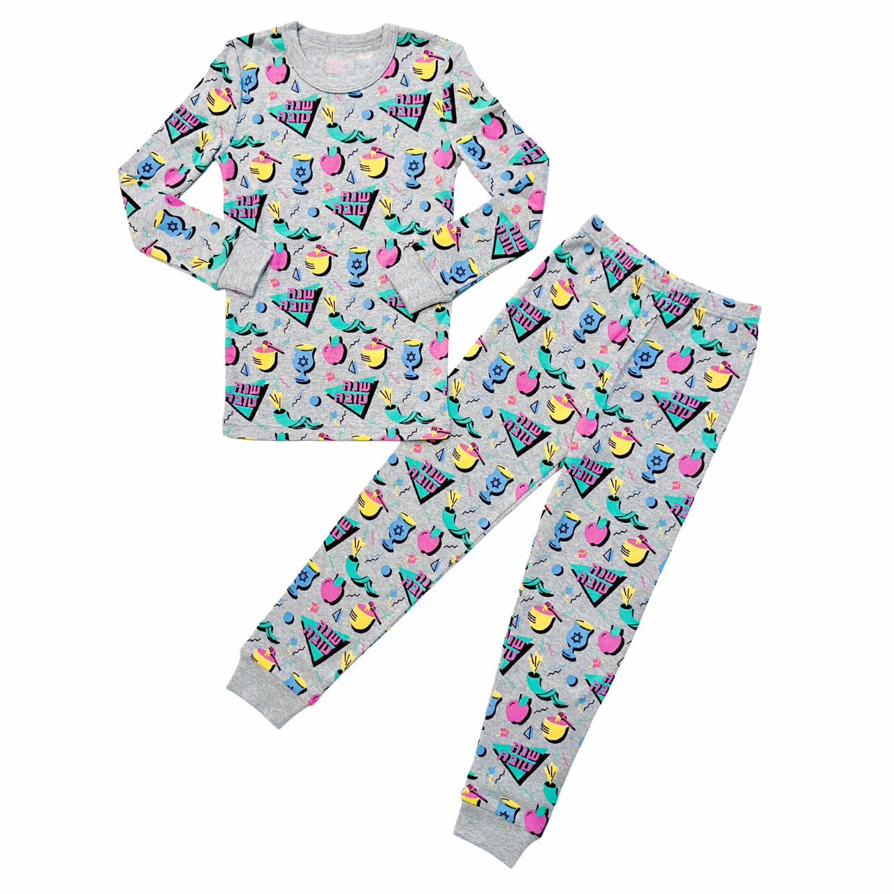 Midrash Manicures Pajamas Adult 80's Retro Rosh Hashanah Pajamas - (Unisex Sizes S - XXL)