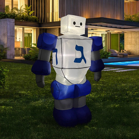 Dreideltron 5787: The Inflatable Hanukkah Robot