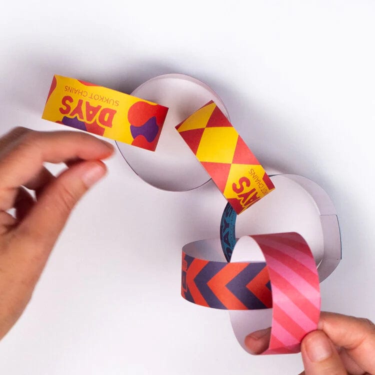 Days United - DIY Sukkot Paper Rings - ModernTribe