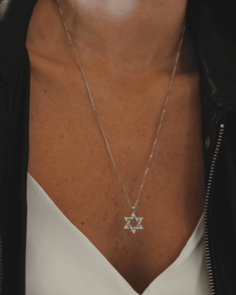 HOTCROWN Necklaces Eliahu Star of David Necklace - 14k Yellow, Rose or White Gold