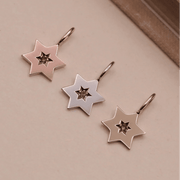 HOTCROWN - Gaza Envelope Shield Star of David Necklace with a Ruby - 14k Yellow, Rose or White Gold - ModernTribe