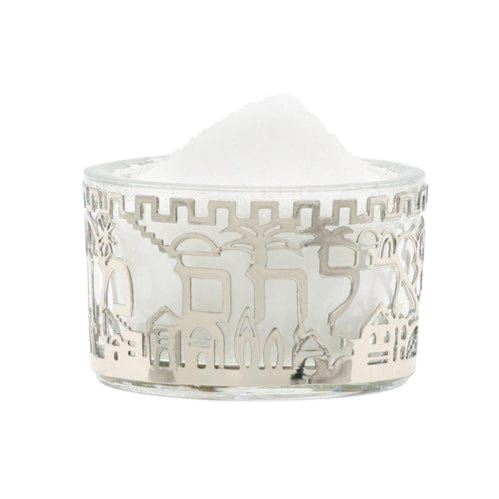 Jerusalem Salt Dish by Yair Emanuel - Silver