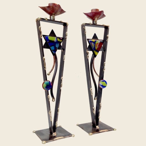Gary Rosenthal - Star Tower Candlesticks by Gary Rosenthal - ModernTribe