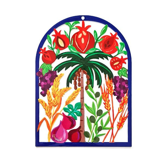 Seven Species Wall Art by Yair Emanuel