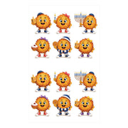Cazenove Crafts Latke-Scented Scratch and Sniff Hanukkah Stickers - 2 Sheets