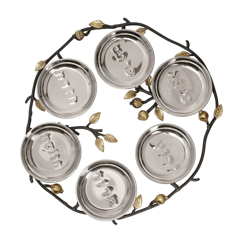 Yair Emanuel - Pomegranates Seder Plate by Yair Emanuel - ModernTribe