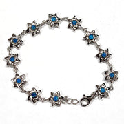 Bareket Jewelry Bracelets Opalite Star of David Bracelet - Sterling Silver