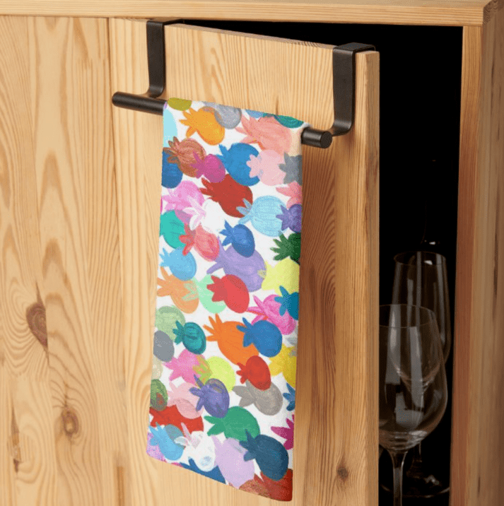 Arielle Zorger Designs - Rainbow Pomegranates Tea Towel - ModernTribe
