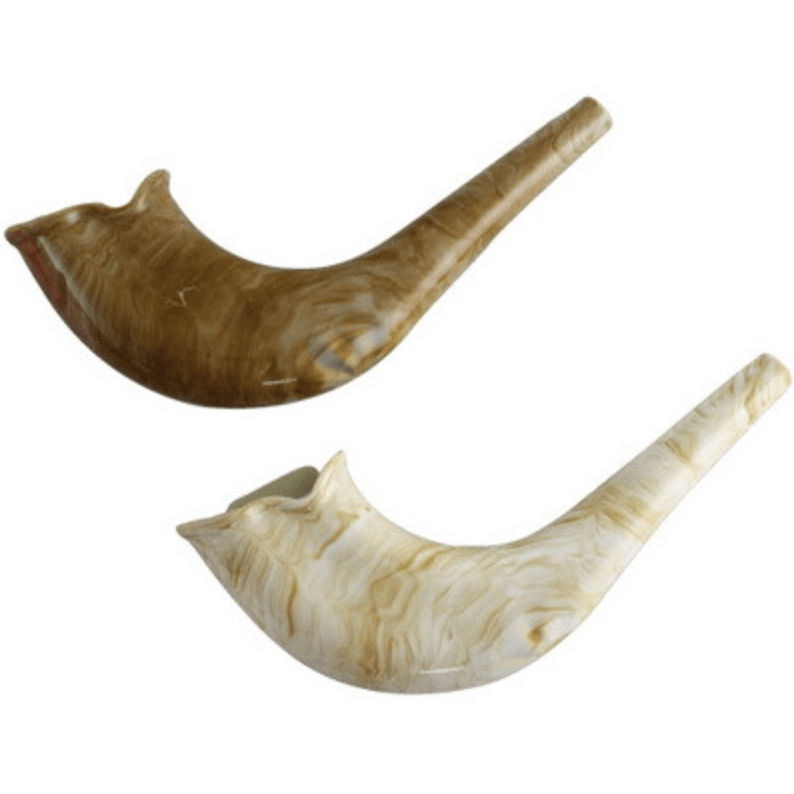 Alef To Tav - Marbled Medium Toy Shofar for Kids - ModernTribe
