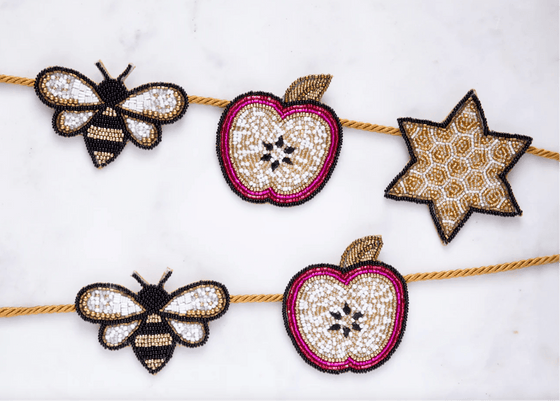 Devra Apple and Honey Beaded Garland