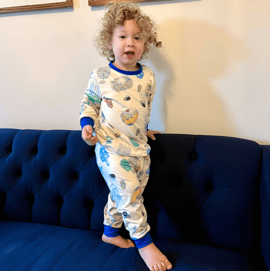 Hanukkah Light and Latkes Pajamas - (Kids Unisex Sizes 2T - 14)