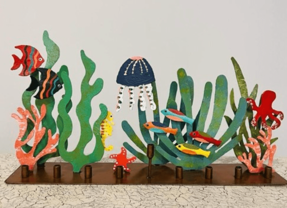 Copa Judaica - Oceanic Wonders Menorah - ModernTribe