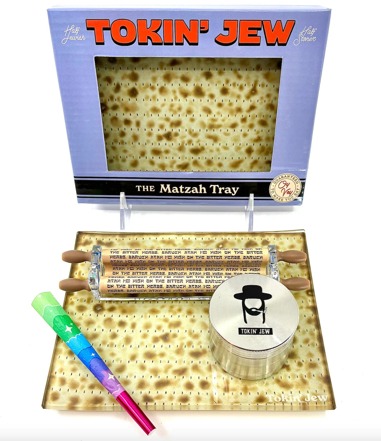 Tokin' Jew Matzah Plates Matzah Rolling Tray