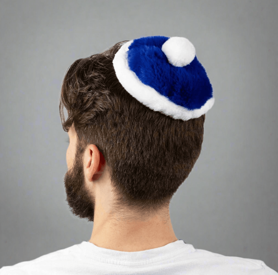 Yamaclaus - Yamaclaus: Chrismukkah Santa Claus Hat and Yarmulke Mashup - Red or Blue - ModernTribe
