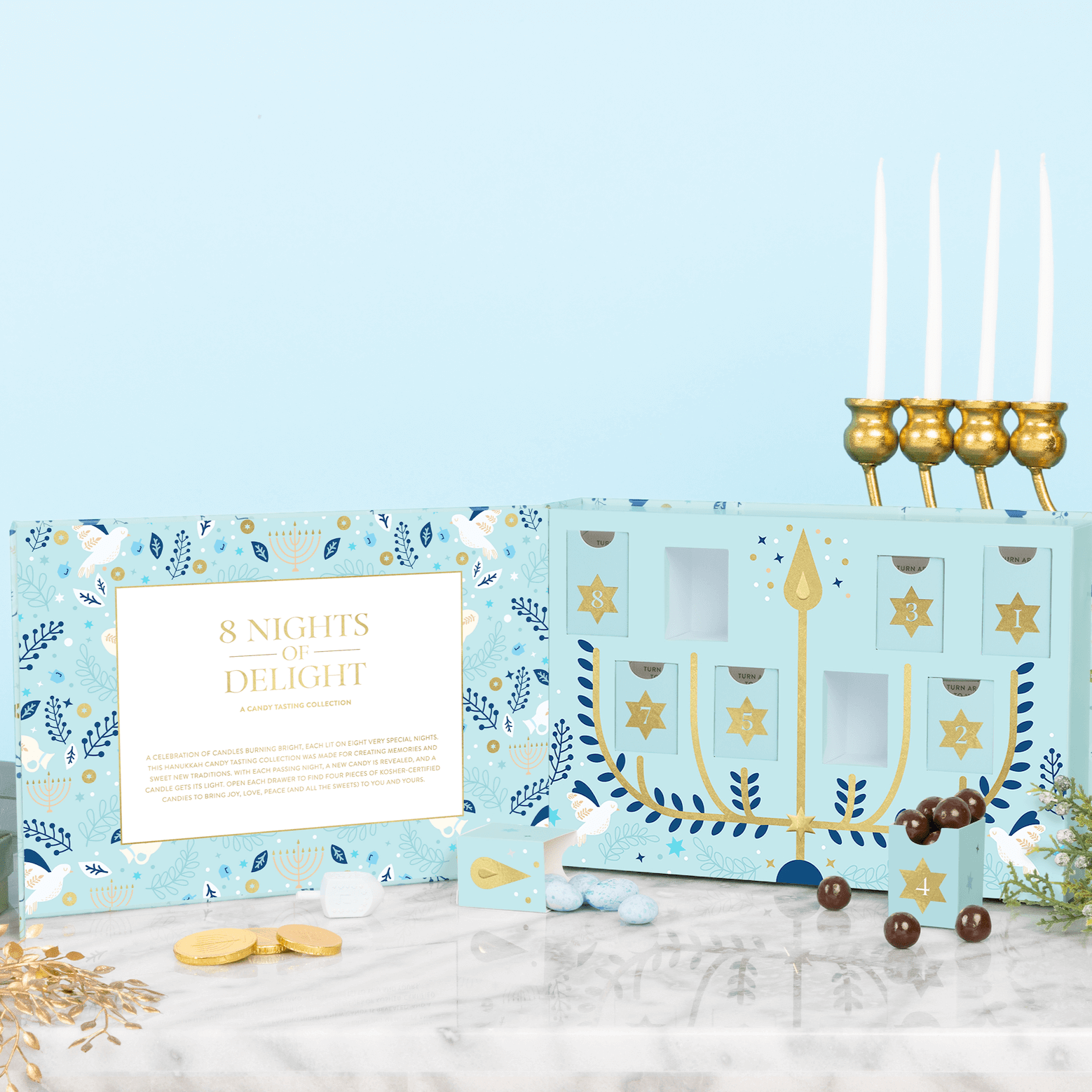 Sugarfina Candy 8 Nights of Delight Hanukkah Tasting Collection