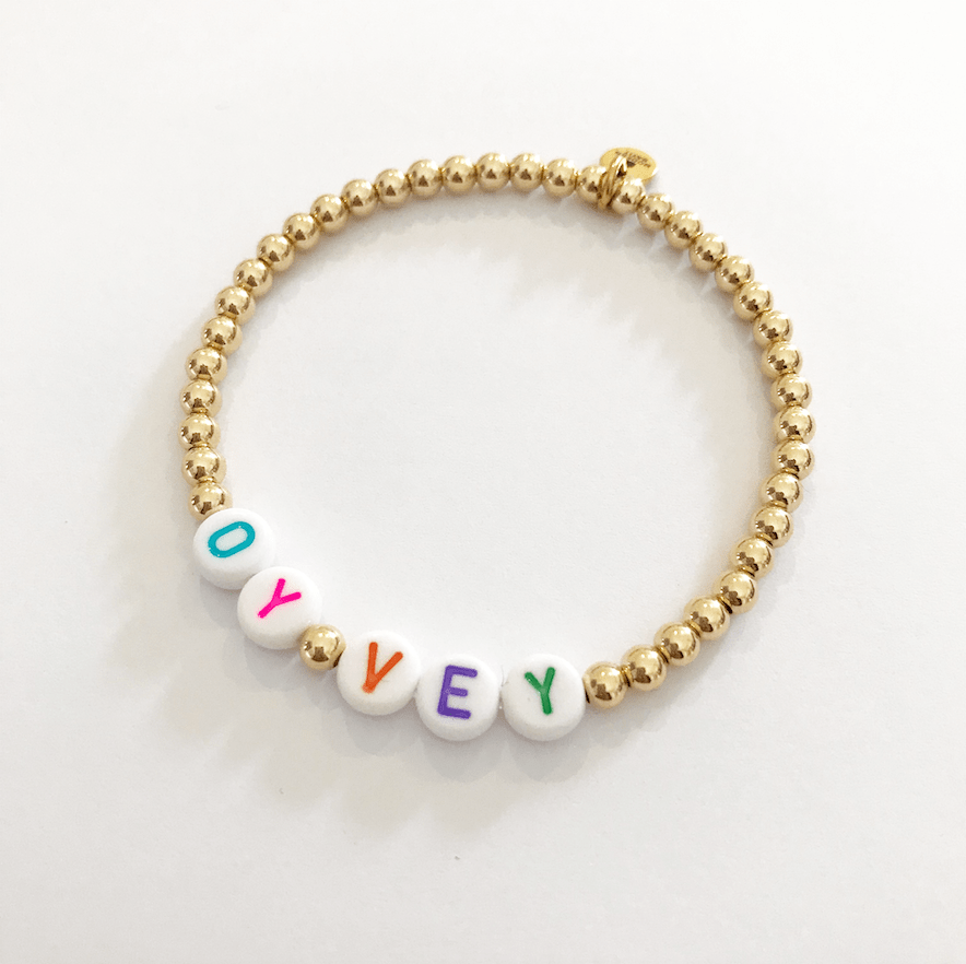 Modern Bayit - Oy Vey Beaded Bracelet - (Choice of Colors) - ModernTribe