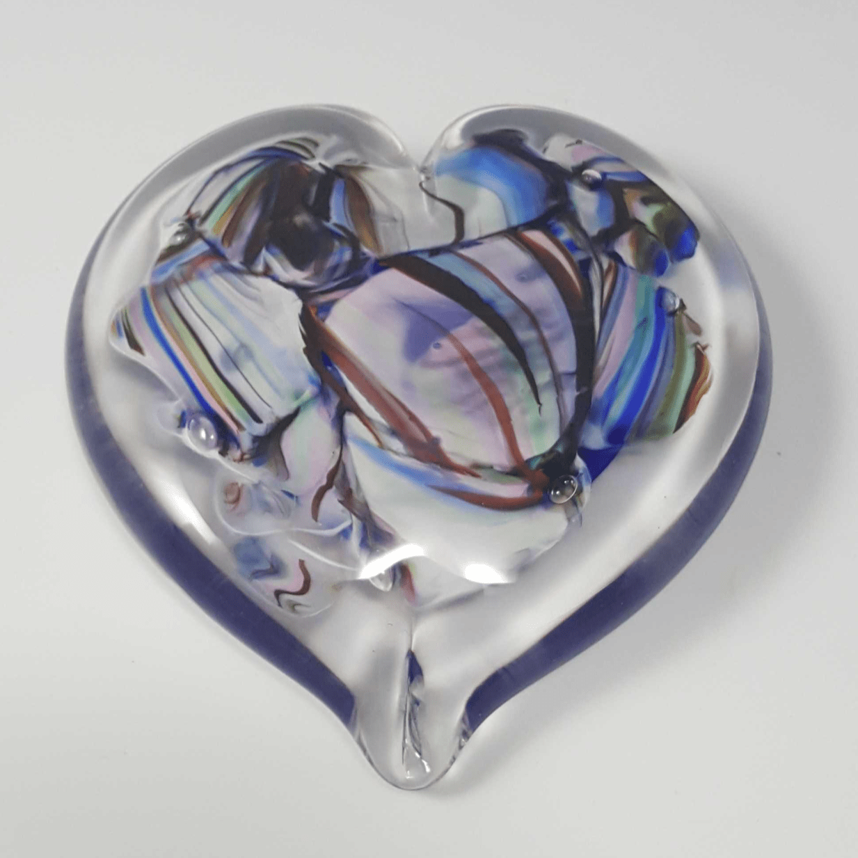 NolaGlass - Smash Glass Heart Paperweight by NolaGlass - ModernTribe
