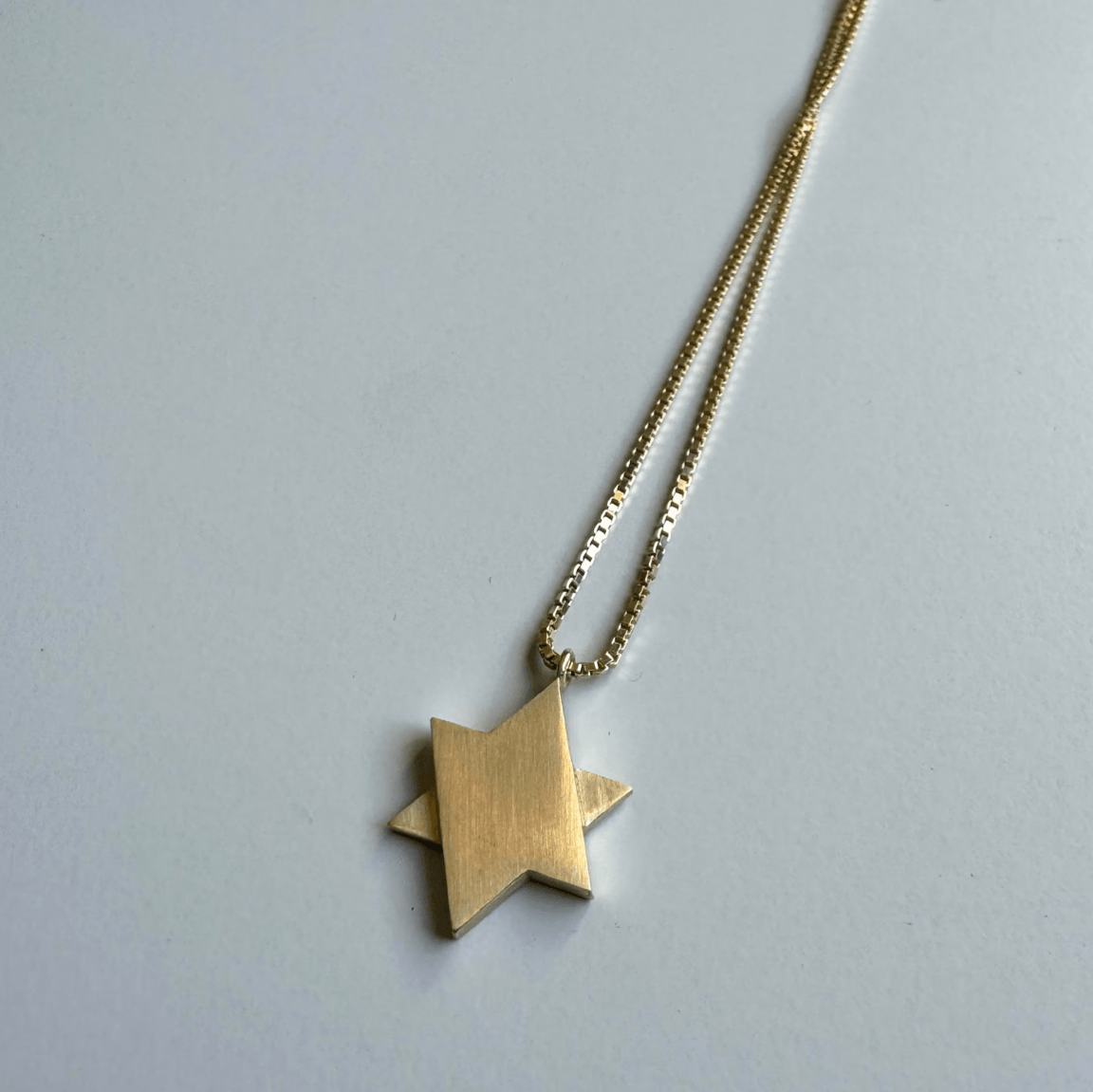 Etay Malka - Geometric Star of David Necklace - Sterling Silver or Gold - Plated - ModernTribe