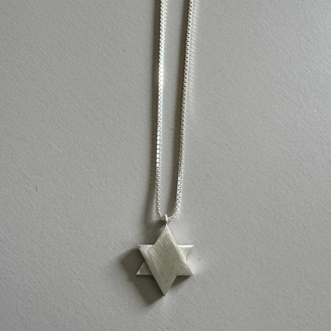 Etay Malka - Geometric Star of David Necklace - Sterling Silver or Gold - Plated - ModernTribe