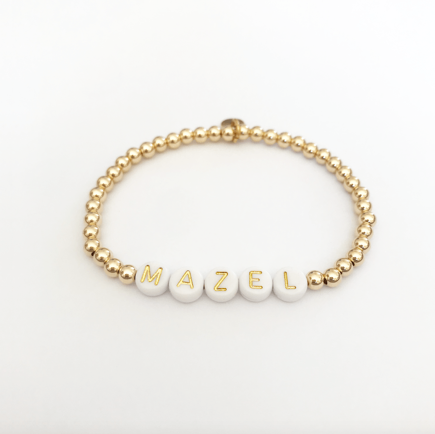 Modern Bayit - Mazel Beaded Bracelet - (Choice of Colors) - ModernTribe