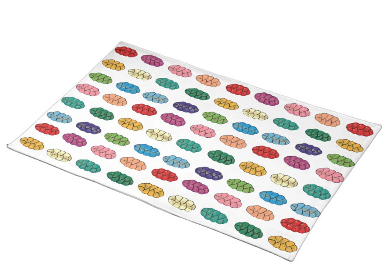 Arielle Zorger Designs - Rainbow Challahs Challah Cover - ModernTribe