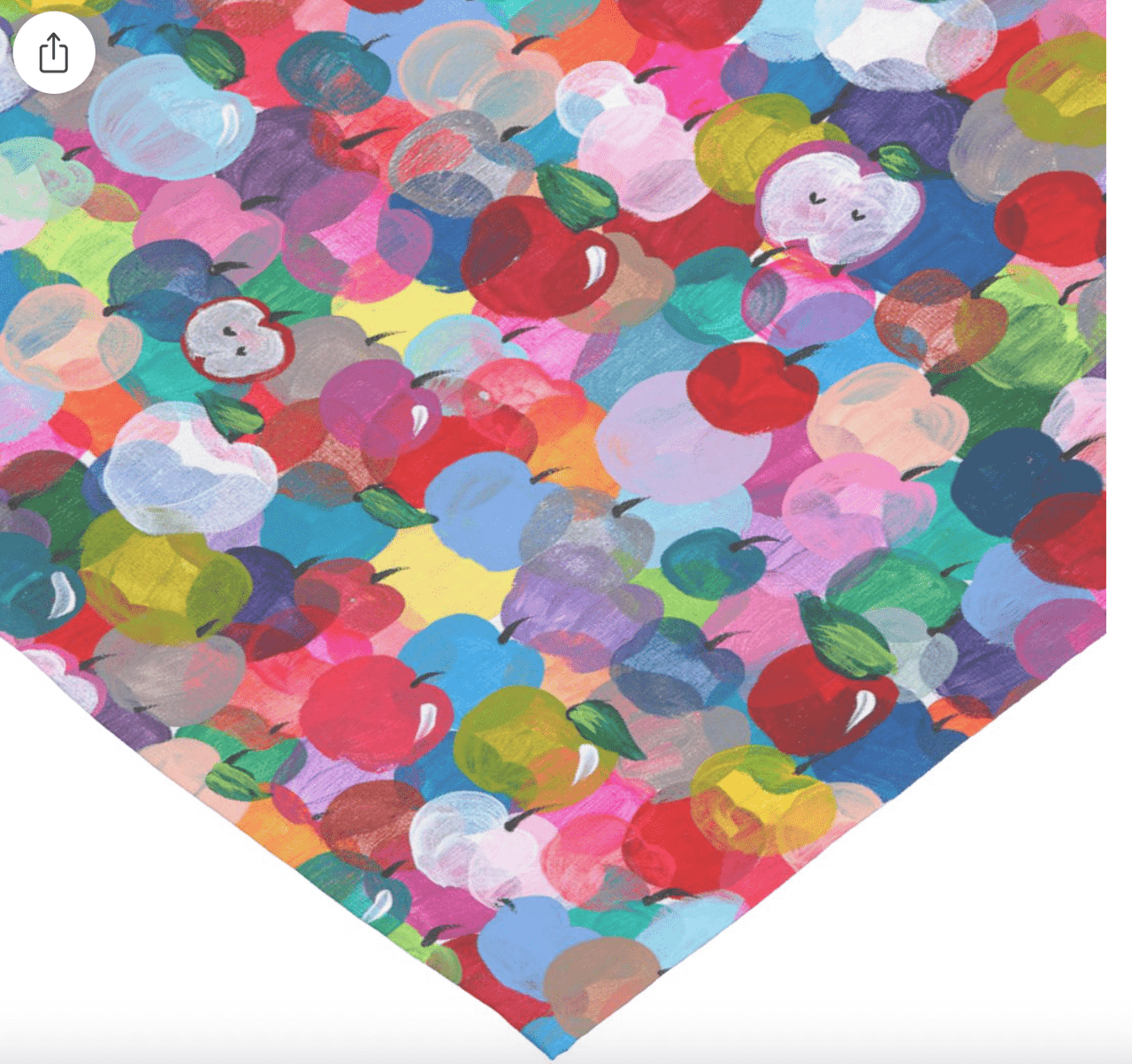 Arielle Zorger Designs - Rosh Hashanah Rainbow Apples Table Runner - ModernTribe