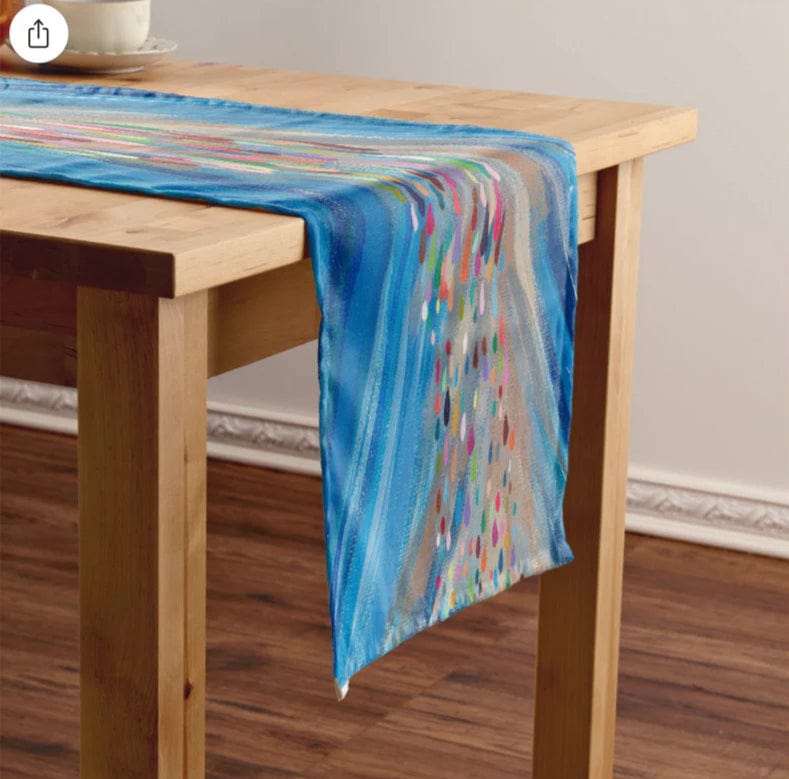 Arielle Zorger Designs Tablecloths Crossing the Red Sea Table Runner