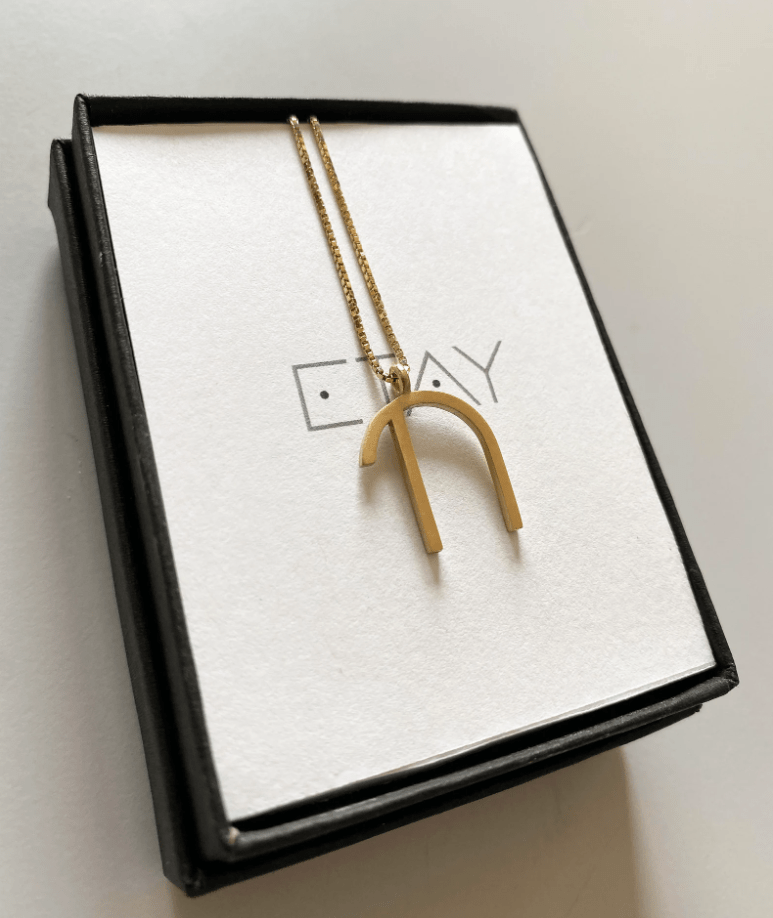 Etay Malka - Minimalist Chai Necklace - Sterling Silver or Gold - Plated - ModernTribe