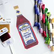 Allison Ivy - Kosher Wine Hand - Painted Needlepoint Kit - ModernTribe