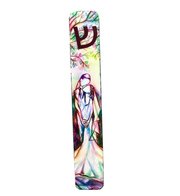 Anna Abramzon Studio - Colorful Mystical Forest Mezuzah Case by Anna Abramzon - ModernTribe