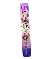 Anna Abramzon Studio - Israeli Poppy Flowers Mezuzah Case by Anna Abramzon - ModernTribe