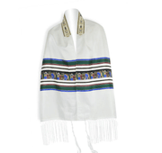 Zion Tallis Tallises Earth-Tone Jerusalem Tallis and Bag