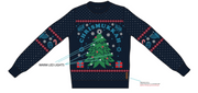 Tipsy Elves Sweaters Men's Chrismukkah Light Up Sweater by Tipsy Elves (Sizes Small - 5XL)