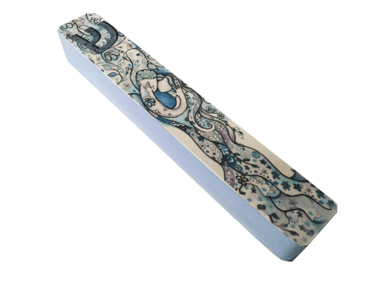 Anna Abramzon Studio Mezuzahs Default Jerusalem Love Tree Mezuzah by Anna Abramzon