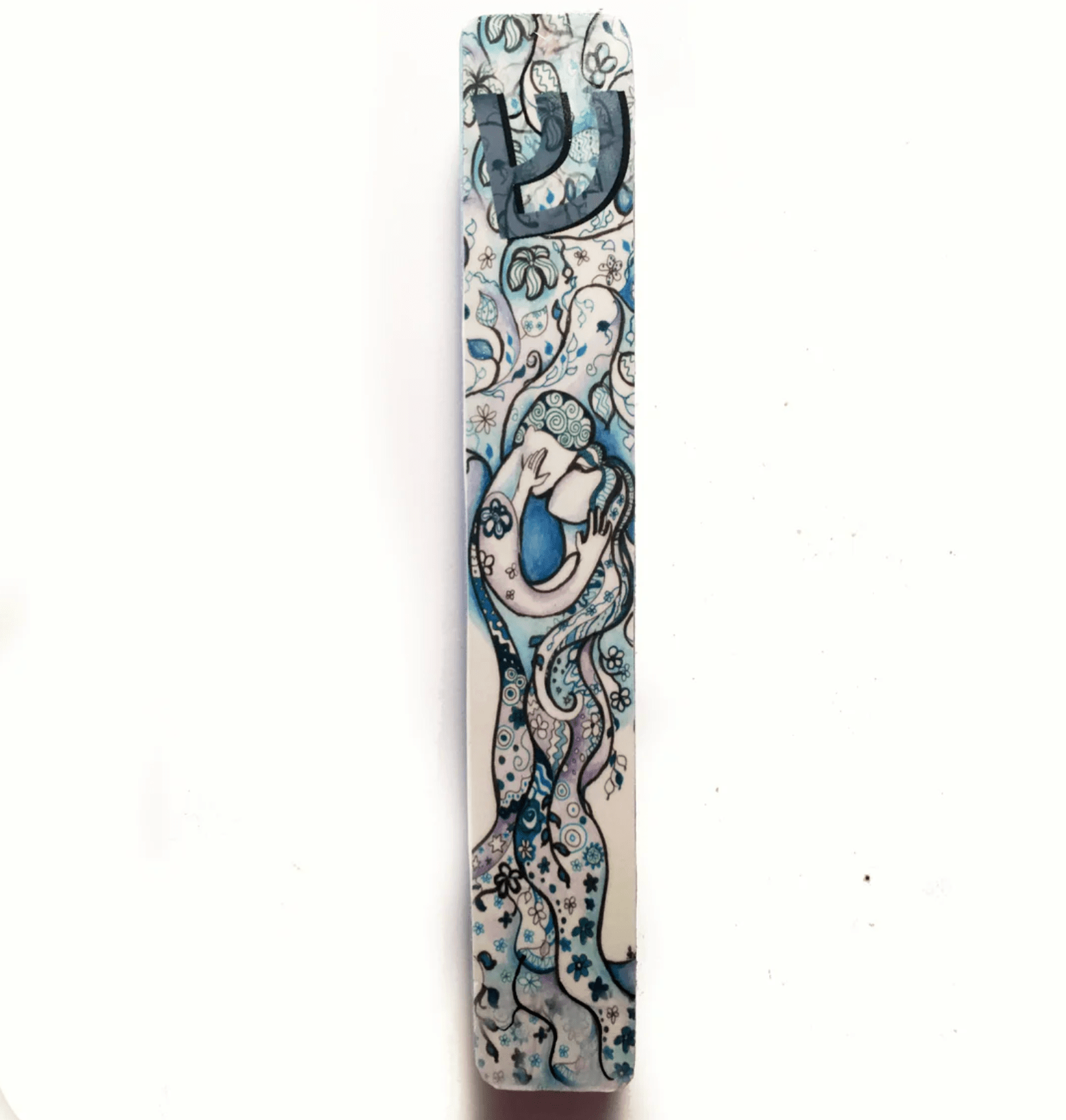 Anna Abramzon Studio Mezuzahs Default Jerusalem Love Tree Mezuzah by Anna Abramzon
