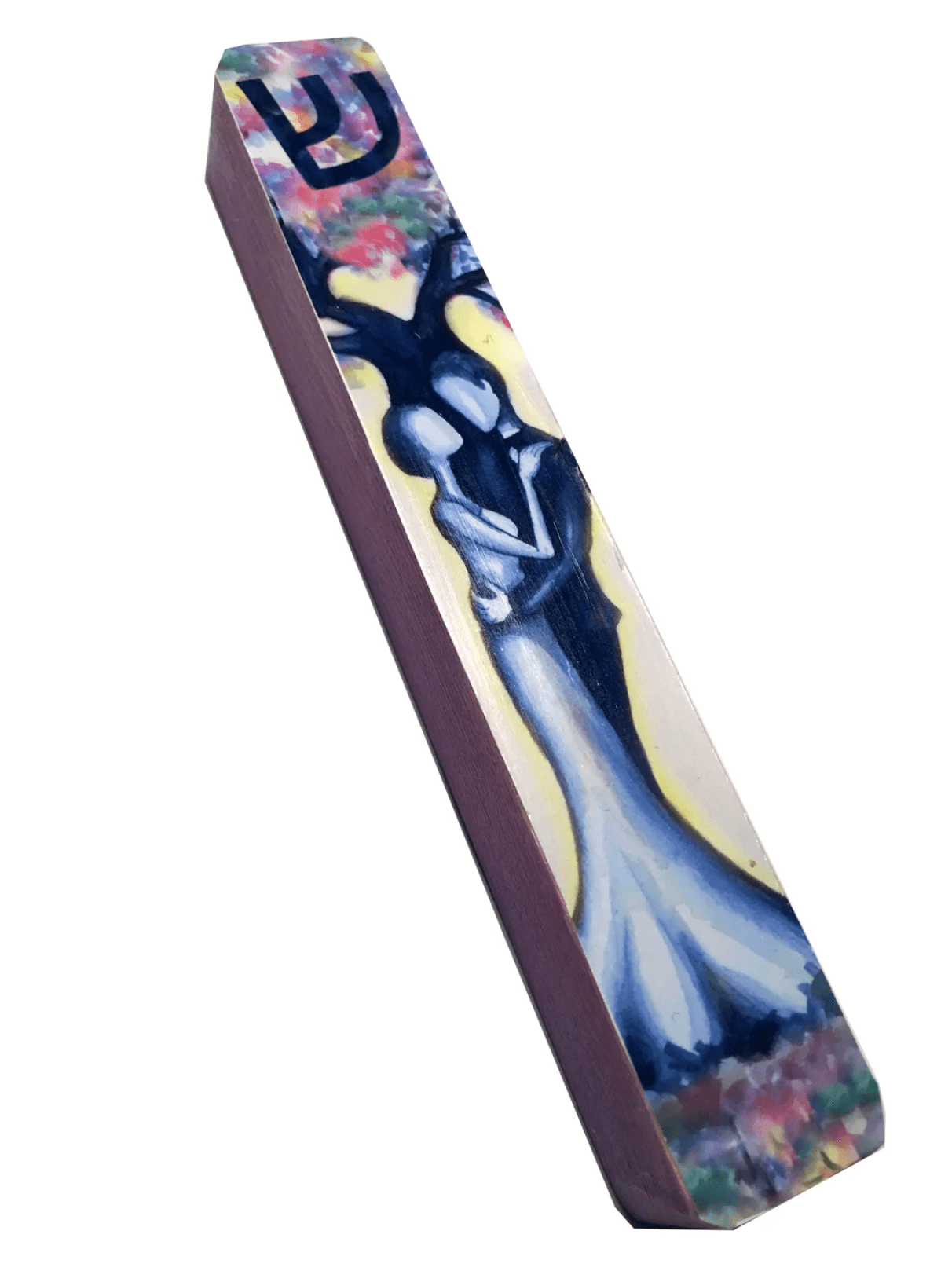 Anna Abramzon Studio Mezuzahs Default Wedding Love Tree Mezuzah by Anna Abramzon