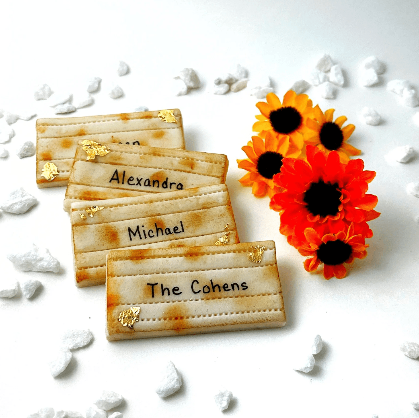Marzipops - Luxe Personalized Marzipan Matzah Tiles - ModernTribe