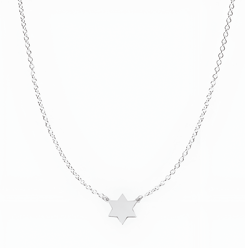 Miriam Merenfeld Jewelry - Sterling Silver Golda Star of David Necklace by Miriam Merenfeld - 16" - ModernTribe