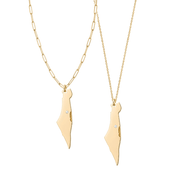 Miriam Merenfeld Jewelry - Eretz Israel Diamond Necklace - (Sterling Silver or Gold-Plated) - ModernTribe