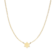 Miriam Merenfeld Jewelry - Golda Star of David Necklace by Miriam Merenfeld - (Sterling Silver, Two-Tone or Gold-Plated) - ModernTribe