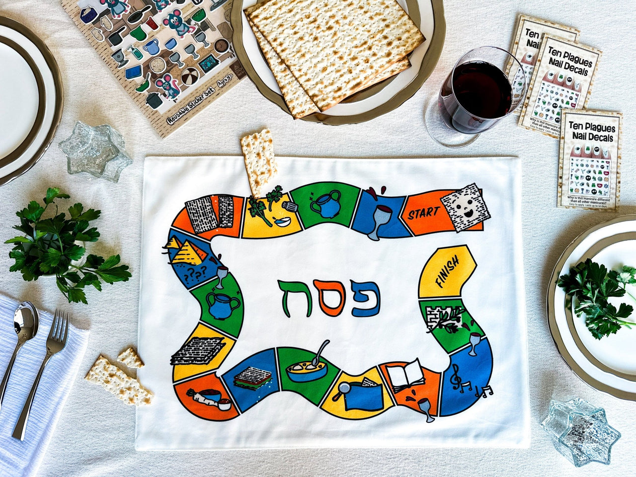 Midrash Manicures - Seder Game Placemat - ModernTribe