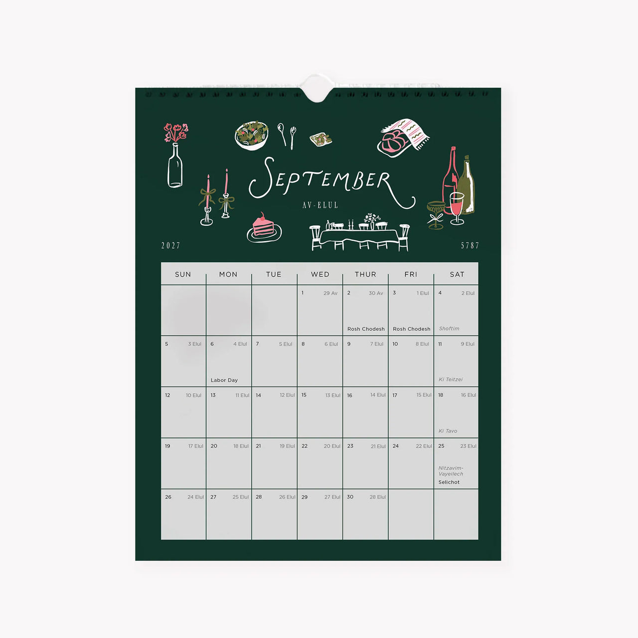 Modern Mitzvah - Modern Mitzvah Jewish Wall Calendar - 5787 (2026 - 2027) - ModernTribe